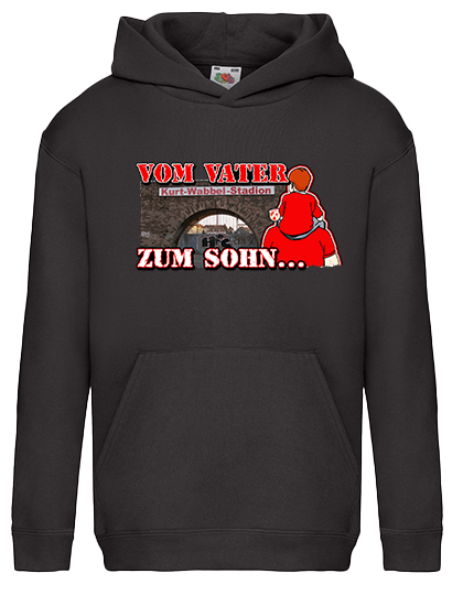 Vom Vater zum Sohn Kinderhoodie