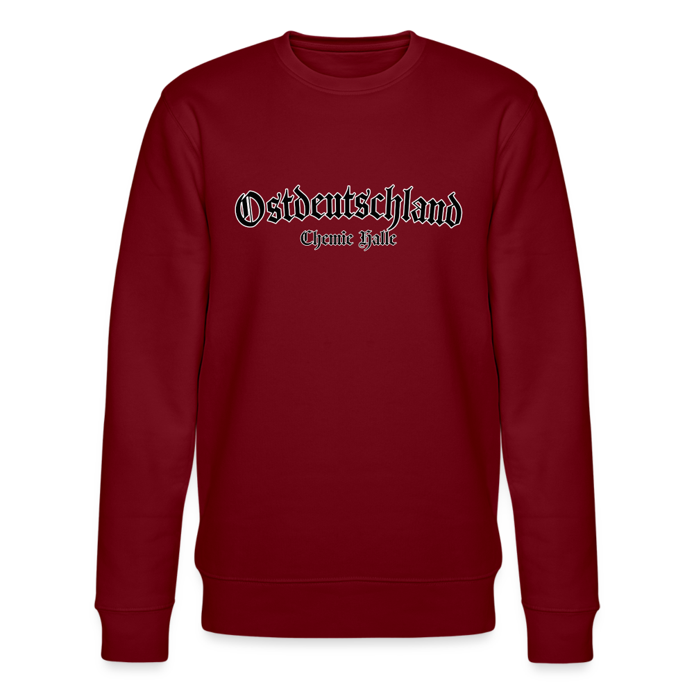 Ostdeutschland chemie halle Männer Bio-Sweatshirt von Stanley & Stella - Burgunderrot